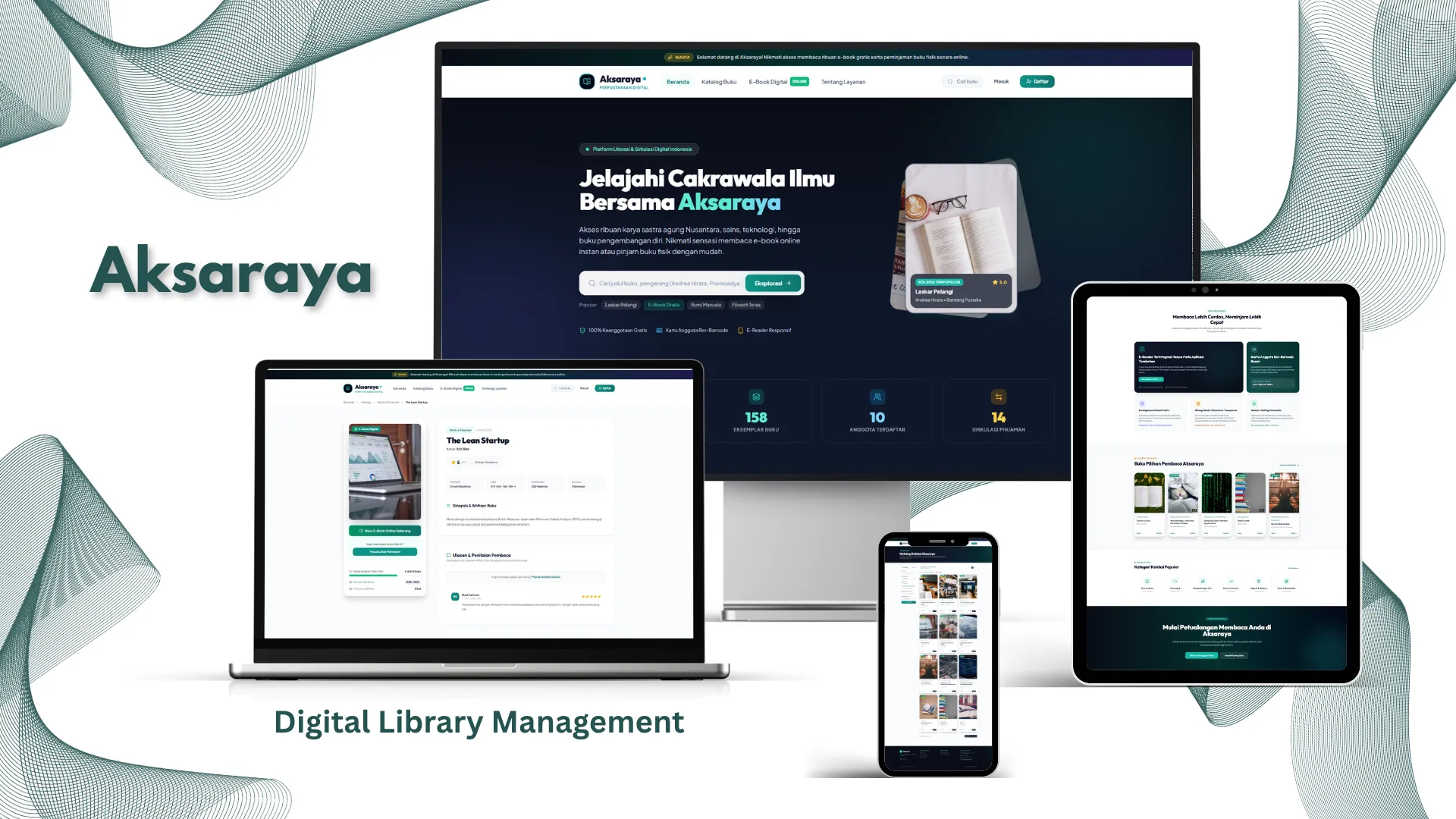Aksaraya - Digital Library Management - Preview 1